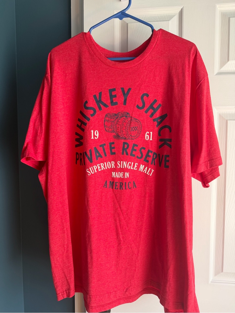 Hybrid Apparel Red Whiskey Shack Graphic Tee